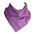 Babador Bandana Liso Lilás e Roxo - Imagem 1