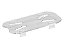 Placa Perfurada p/ GN 1/9 Transparente - Imagem 1
