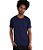 Camiseta Masculina Lisa Estilo Boleiro cor azul marinho - Imagem 3