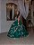 Vestido Longo Debutante Versailles Verde Aluguel - Imagem 1