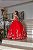 Vestido Longo Debutante Versailles Vermelho Aluguel - Imagem 4