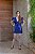Vestido Curto Paetê Hadassa Azul Royal Aluguel - Imagem 2