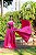 Vestido Longo Keize Pink Aluguel - Imagem 3