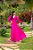 Vestido Longo Pink De Malha Flavia Aluguel - Imagem 1