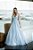 Vestido de Festa Debutante Azul Longo Bordado Cinderela Aluguel - Imagem 1