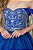 Vestido de Festa Debutante Azul Royal Dois Em Um Bella Aluguel - Imagem 4