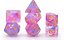 Kit de Dados - Nebula Blue and Purple Swirl - 16mm - Importado - Imagem 1
