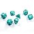 Kit de Dados - 7-set Cube Mini Marble Oxi-Cooper White - Importado - Imagem 1