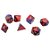 Kit de Dados - 7-set Cube Mini Gemini Purple Red Gold - Importado - Imagem 1