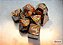 Lustrous® Polyhedral Gold/silver 7-Die Set - Importado - Imagem 1