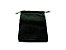 Dice Bag Suedecloth (S) Black 4" x 5 1/2" - Importado - Imagem 1