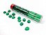 Crystal Dark Green Glass Stones Qty 40 or more in 5½" Tube  - Importado - Imagem 1