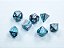 Gemini® Mini-Polyhedral Steel-Teal/white 7-Die Set - Importado - Imagem 1