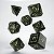 Elvish Black & glow-in-the-dark Dice Set - Importado - Imagem 1