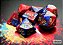 Gemini Blue-Red/gold Polyhedral 7-Dice Set - Importado - Imagem 1