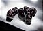 Opaque Black/pink Polyhedral 7-Dice Set - Imagem 1