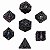 Lllithids Mind Cage Dice: Black with Chromatic - Imagem 1