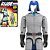 G.I. Joe Cobra Commander (Arctic, Cartoon) 3 3/4-Inch ReAction+ Figure - Imagem 1