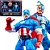 Marvel Legends Series Gamerverse Captain America vs. Venom 6-Inch Action Figures - Imagem 1