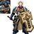 Warhammer 40,000 Ultramarines Metaurus with Power Axe, Stormshield and Plasma Pistol 1:18 Scale Action Figure - Imagem 1