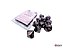 Opaque Black/pink Set of Ten d10s - Imagem 1
