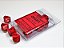 Opaque Red/black Set of Ten d10s - Imagem 1