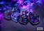 Nebula Nocturnal/blue Luminary Polyhedral 7-Dice Set - Imagem 1