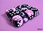 Gemini Black-Pink/white 16mm d6 Dice Block (12 dice) - Imagem 1