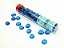 Translucent Aqua Blue Glass Stones Tube - Imagem 1