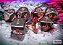 Translucent Smoke/red Polyhedral 7-Dice Set - Imagem 1