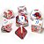 Kit de Dados - Gemini Red / White with Blue - Importado - Imagem 1