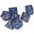 Kit de Dados - Opcaco Dusty Blue with Gold - Importado - Imagem 1