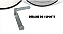 Espelho Convexo Panorâmico 230mm Borracha Antiestilhaçante - Imagem 2