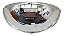 Espelho Convexo Acrílico Domo 180° (600mm) - Imagem 2