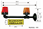 Sinalizador de Garagem LED Bivolt Duplo com Efeito Estrobo 48 LEDs - Imagem 4