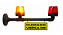 Sinalizador de Garagem LED Bivolt Duplo com Efeito Estrobo 48 LEDs - Imagem 3