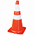 Cone Flexível NBR 15071:2022 75Cm (2 Faixas Prismáticas, Base com Sapatas, 360 Candelas) KT - Imagem 2