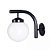 Arandela Globo Clássica Aço e Polietileno 320mm – Blumenau Iluminação - Imagem 1