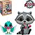 Meeko with Flit 233 Exclusivo Pop Funko Pocahontas Disney - Imagem 1