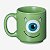 Caneca Mini Tina Mike - Monstros SA 100ml Zona Criativa - 10024535 - Imagem 1