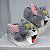 Pantufa 3D Tom - Tom e Jerry - 10071938 Tam:G;Cor:Cinza - Imagem 1