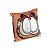 Almofada Garfield Paz Interior 25X25CM - 10064832 - Imagem 4