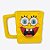 Caneca Formato Bob Esponja 450ml - Zona Criativa - 10025015 - Imagem 1