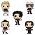 Robert Smith e Banda The Cure Pack5 Pop Funko The Cure Rocks - Imagem 2