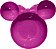Bowl Melamine Orelha Minnie Rosa 450ml  Tuut - 26976 - Imagem 1