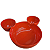 Bowl Melamine Orelha Mickey Vermelho 450ml  Tuut - 26975 - Imagem 3