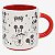 Caneca Grafite Mickey Mouse - 500ml - Zonacriativa -10026954 - Imagem 2