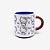 Caneca Grafite Hello Kitty - 500ml - Zonacriativa - 10026958 - Imagem 2