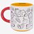 Caneca Grafite Garfield - 500ml - Zonacriativa - 10026960 - Imagem 1