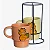 Kit Canecas Empilháveis Garfield - Zonacriativa - 10025905 - Imagem 2